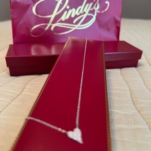 Pave Diamond Heart Necklace